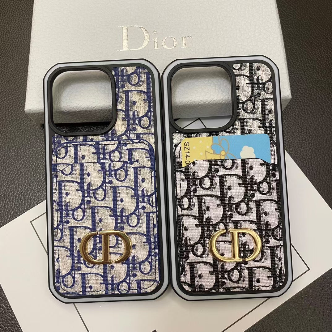 Classic Dior iPhone Case for 16 Pro Max Pus 15 14 13 12 11