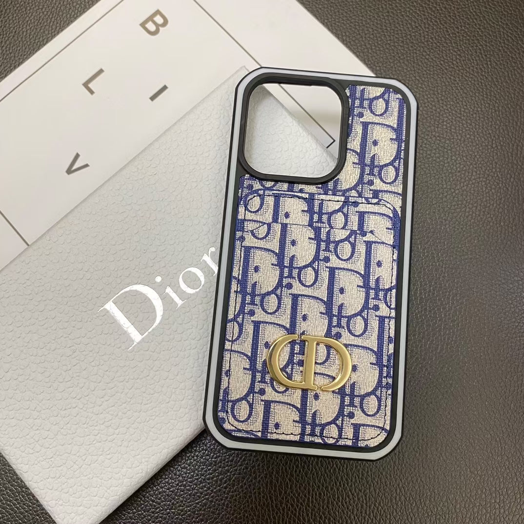 Classic Dior iPhone Case for 16 Pro Max Pus 15 14 13 12 11