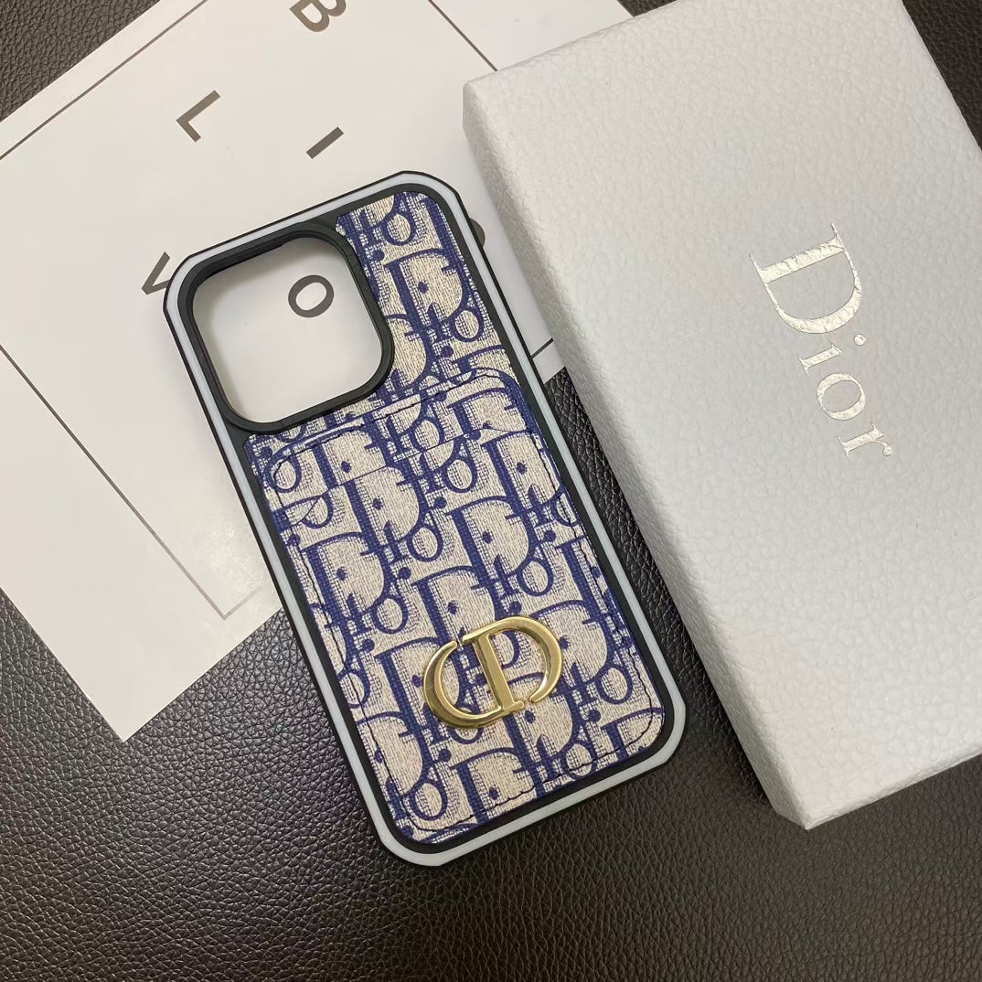 Classic Dior iPhone Case for 16 Pro Max Pus 15 14 13 12 11