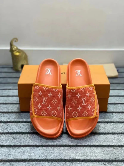 Louis Vuitton Monogram Logo Sandals
