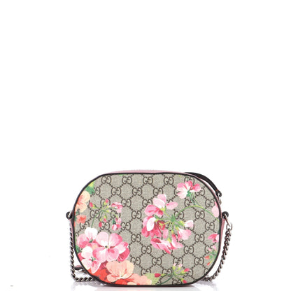 Chain Crossbody Bag Blooms Print GG Coated Canvas Mini