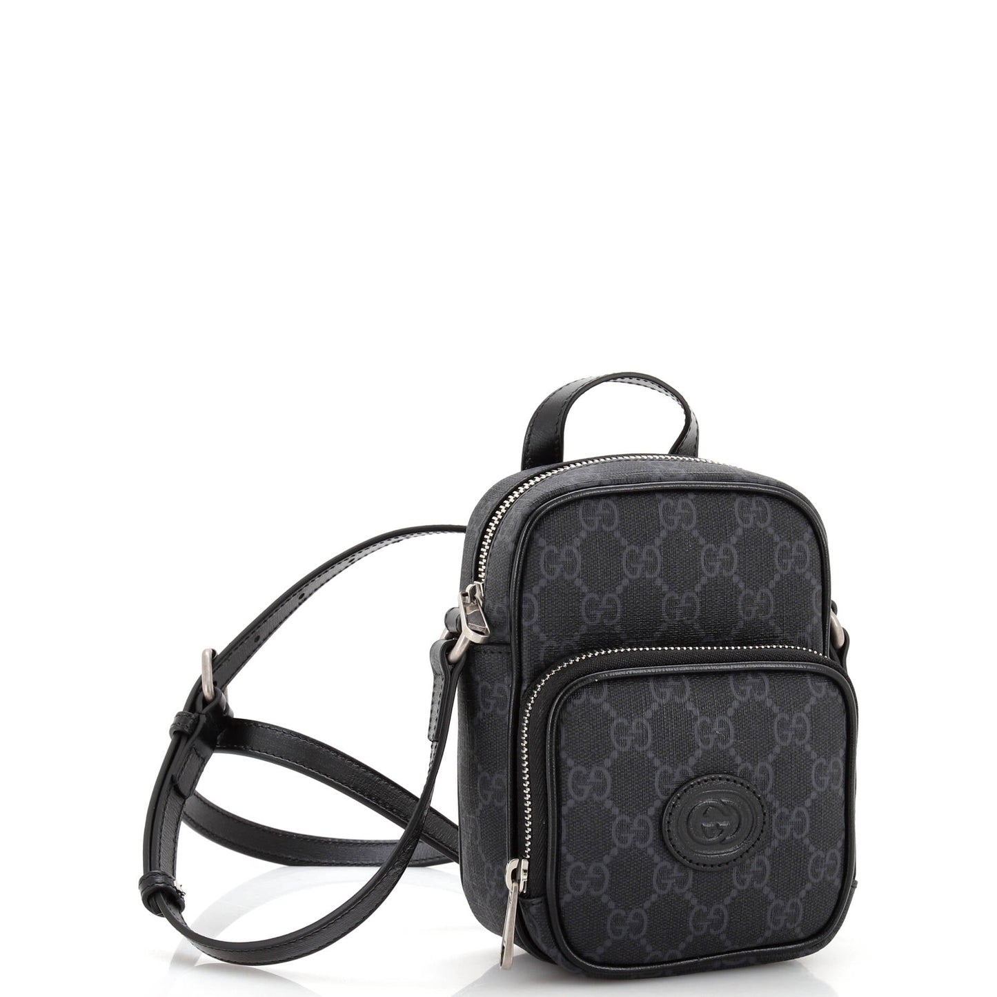 Neo Vintage Top Handle Crossbody Bag GG Coated Canvas Mini