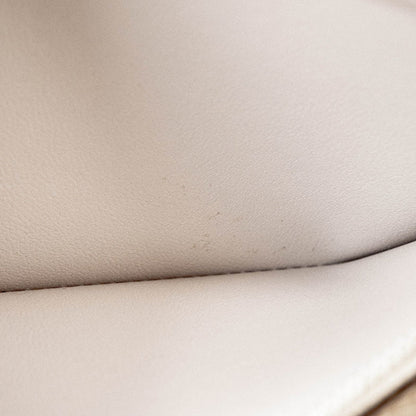 Louis Vuitton  Lv ivory Leather Long Wallet (Bi-Fold)