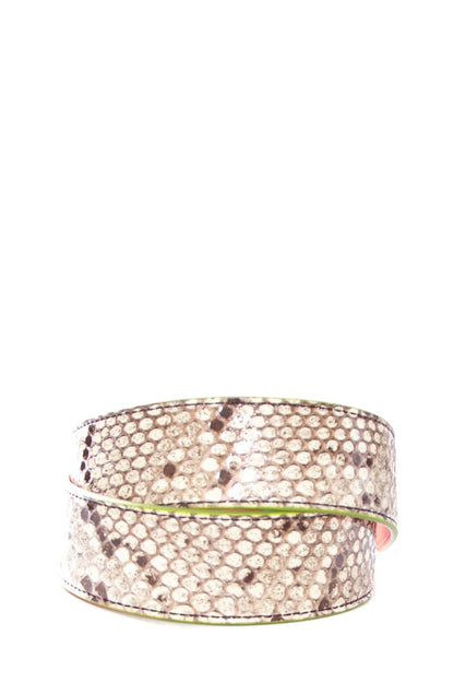 Fendi Red & Snake Skin Strap