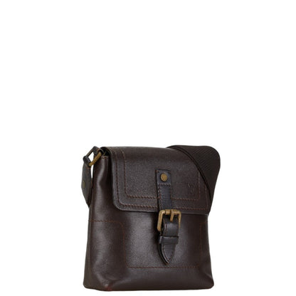 Louis Vuitton  Coffee Leather Shoulder Bag