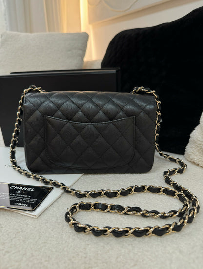 Chanel 17 Small Classic Flap Caviar Bag