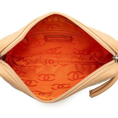 Chanel Cambon Coco Mark Leather Patent 2way Bag