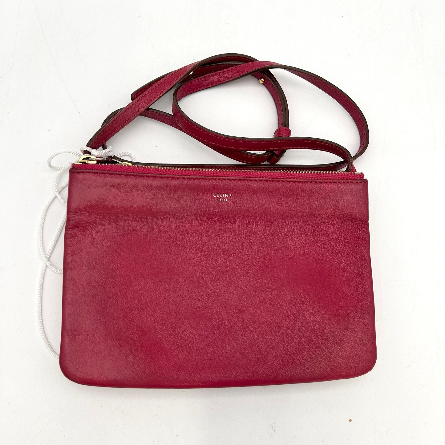 Celine Trio Crossbody Bag - Red Crossbody Bag LA375