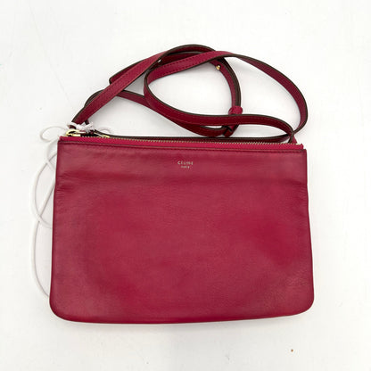 Celine Trio Crossbody Bag - Red Crossbody Bag LA375