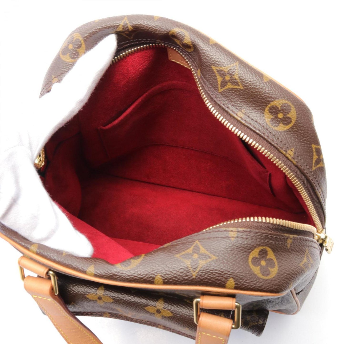 Louis Vuitton  Pvc Coated Canvas Leather Handbag