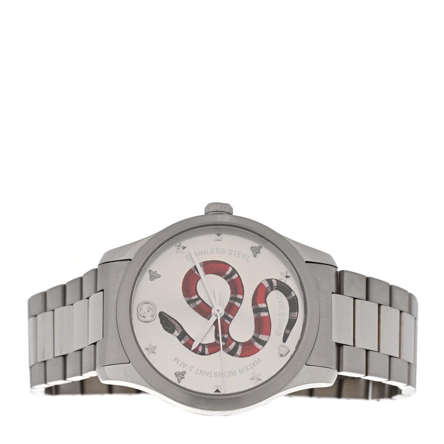 Stainless Steel 38mm G-Timeless Snake Quartz Watch