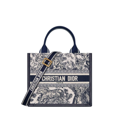 Dior Book Tote Leather Mini Tote Bag