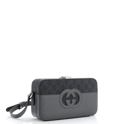 Padlock Interlocking G Crossbody Bag GG Coated Canvas and Leather Mini