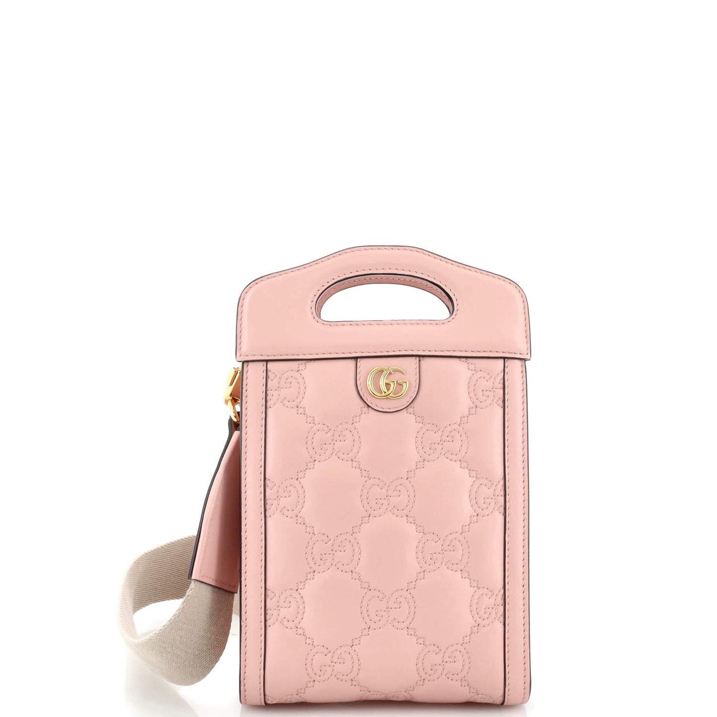 Top Handle Crossbody Bag GG Matelasse Leather Mini