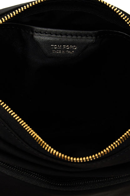 Tom Ford Men Logo Nylon Crossbody Bag