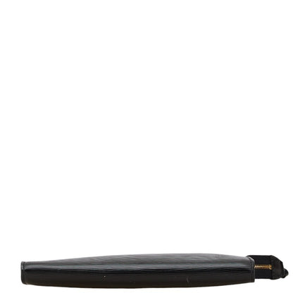 Louis Vuitton  Noir Cuir Ombre Leather Handbag Pochette Pouch