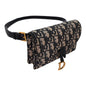 Dior Leather Canvas Crossbody Bag