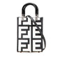 Fendi Sunshine Leather Red Tote Bag Style 14