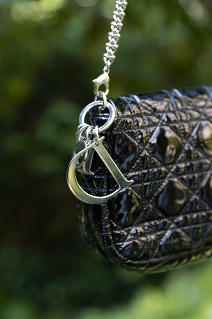 Dior Chain Leather Clutch Bag