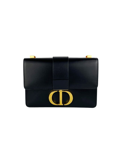 Dior 30 Montaigne Black Shoulder Bag
