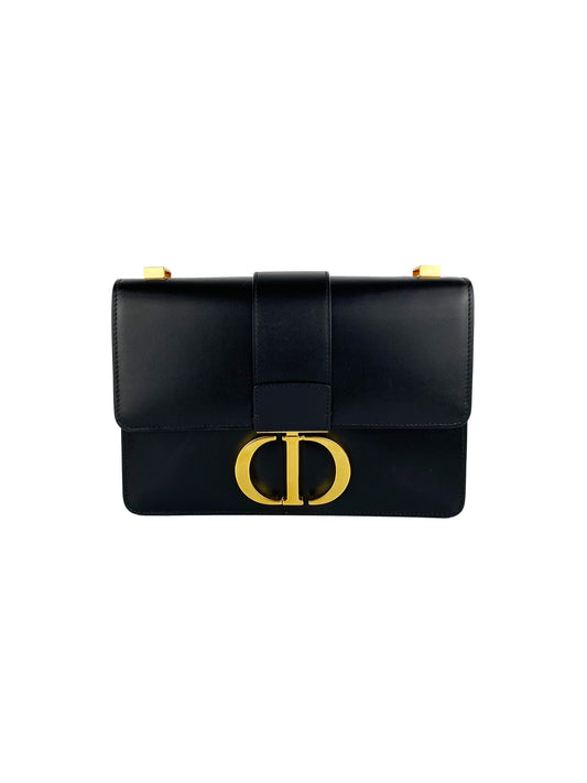 Dior 30 Montaigne Black Shoulder Bag