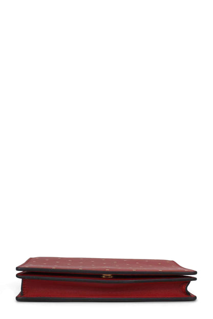 Star Print Crossbody Bag Red