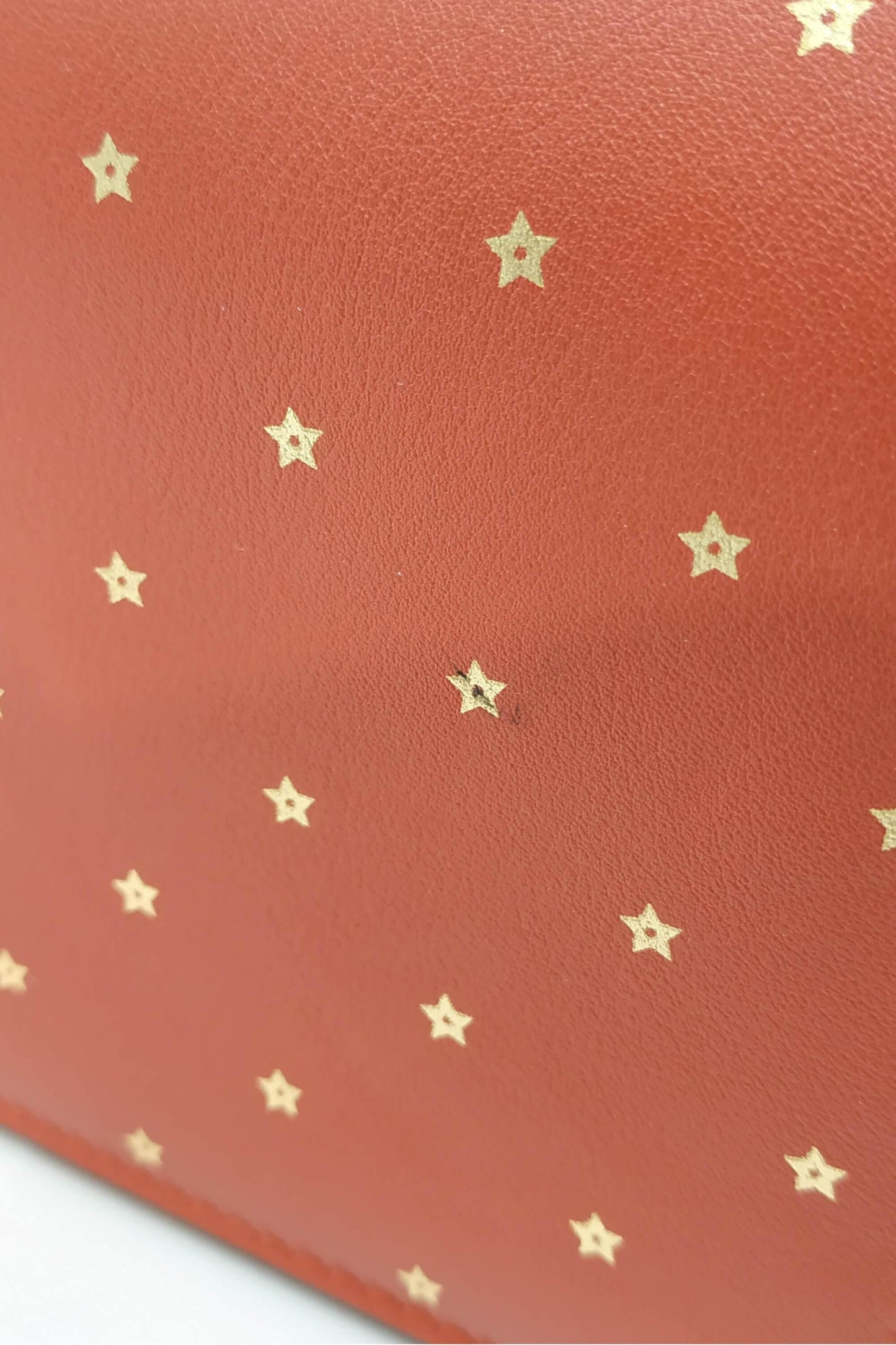 Star Print Crossbody Bag Red