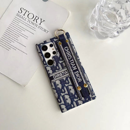 Dior Phone Case Samsung Galaxy Hand Strap 22 23 24 25 26