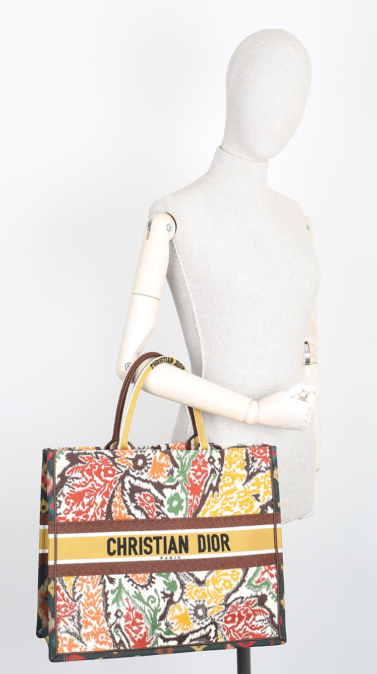 Dior Book Tote Canvas Tote Bag