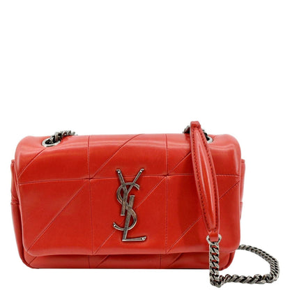 Saint Laurent Jamie Leather Red Shoulder Bag Leather