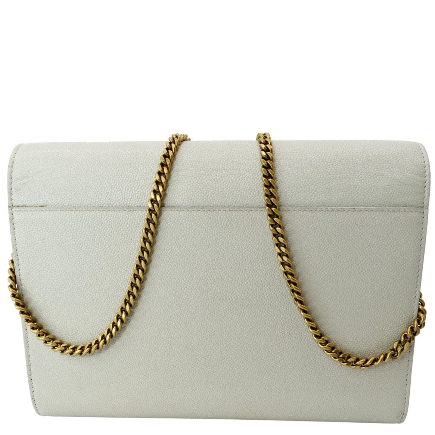 Saint Laurent Cassandra White Crossbody