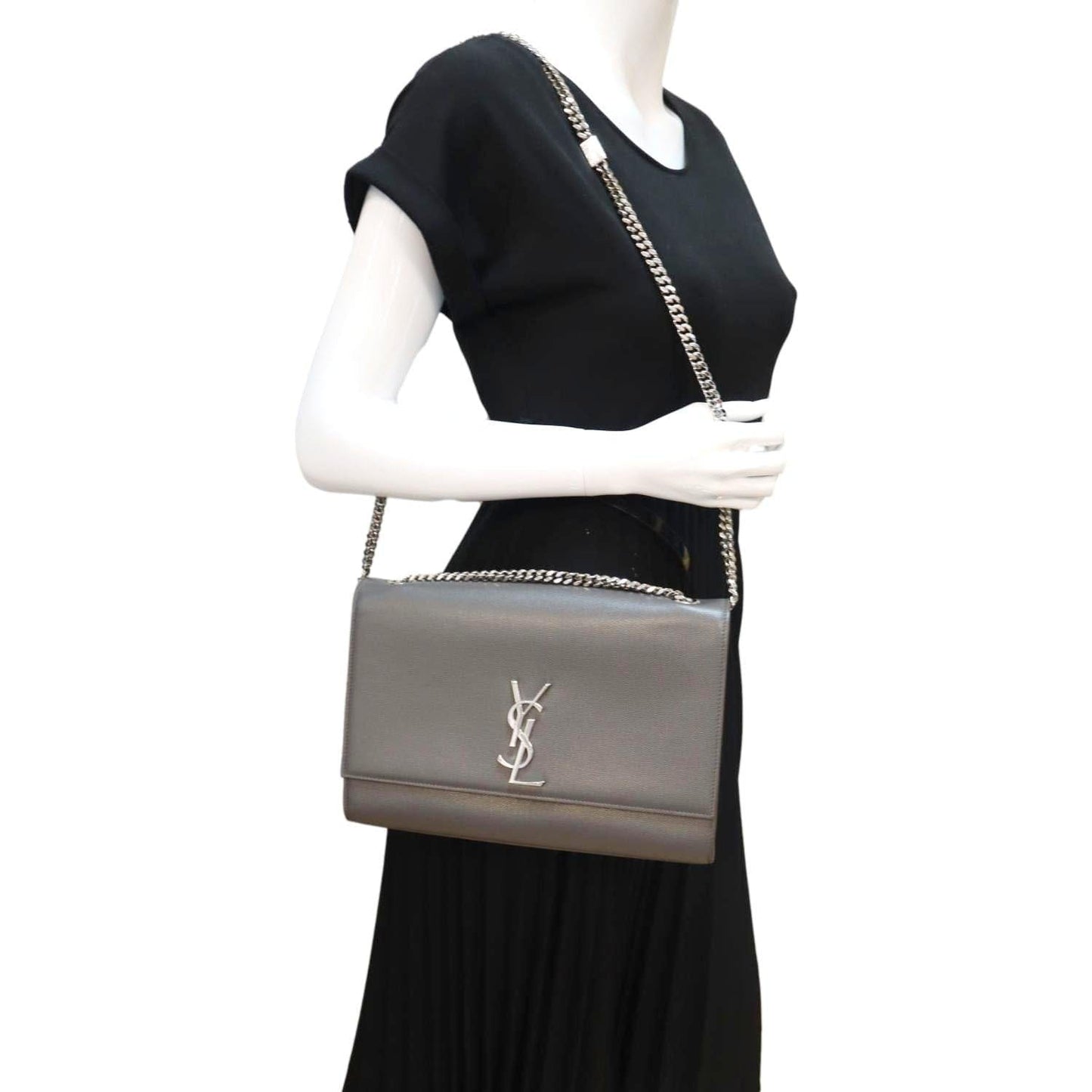 Saint Laurent Kate Leather Red Shoulder Bag Style 7