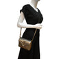 Saint Laurent Loulou Leather Gold Crossbody