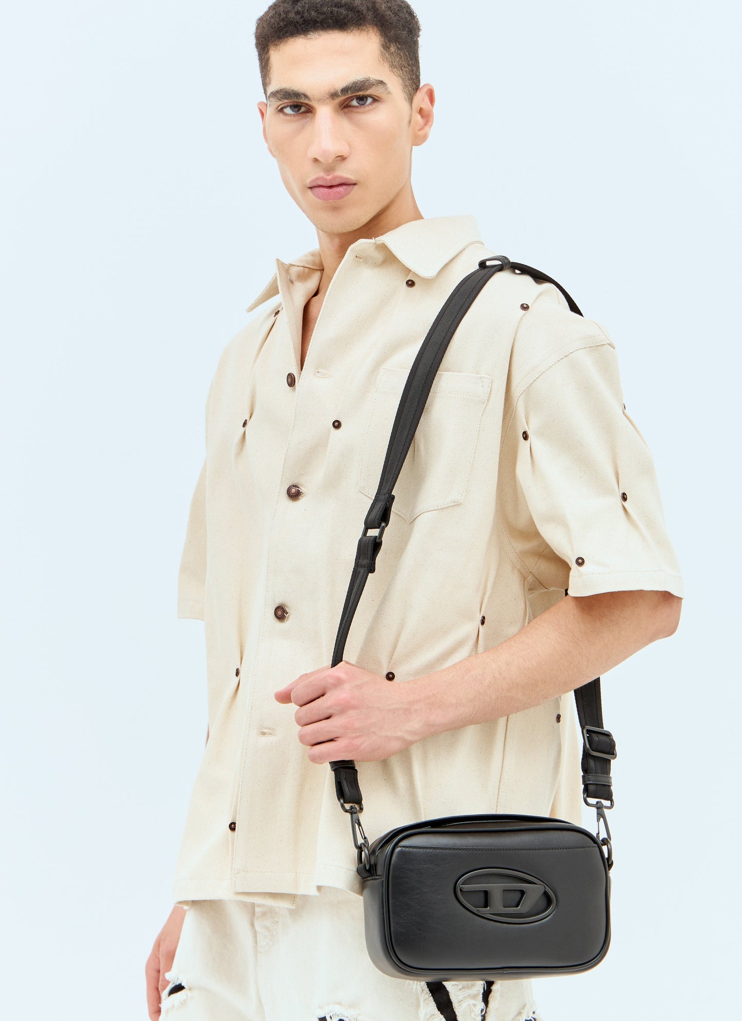 Diesel Men Holi-D Camera Crossbody Bag