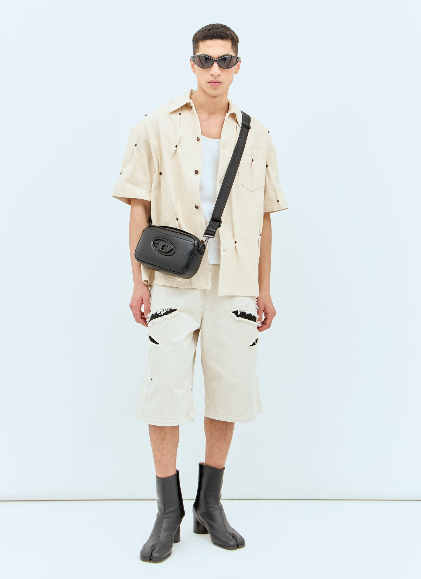 Diesel Men Holi-D Camera Crossbody Bag
