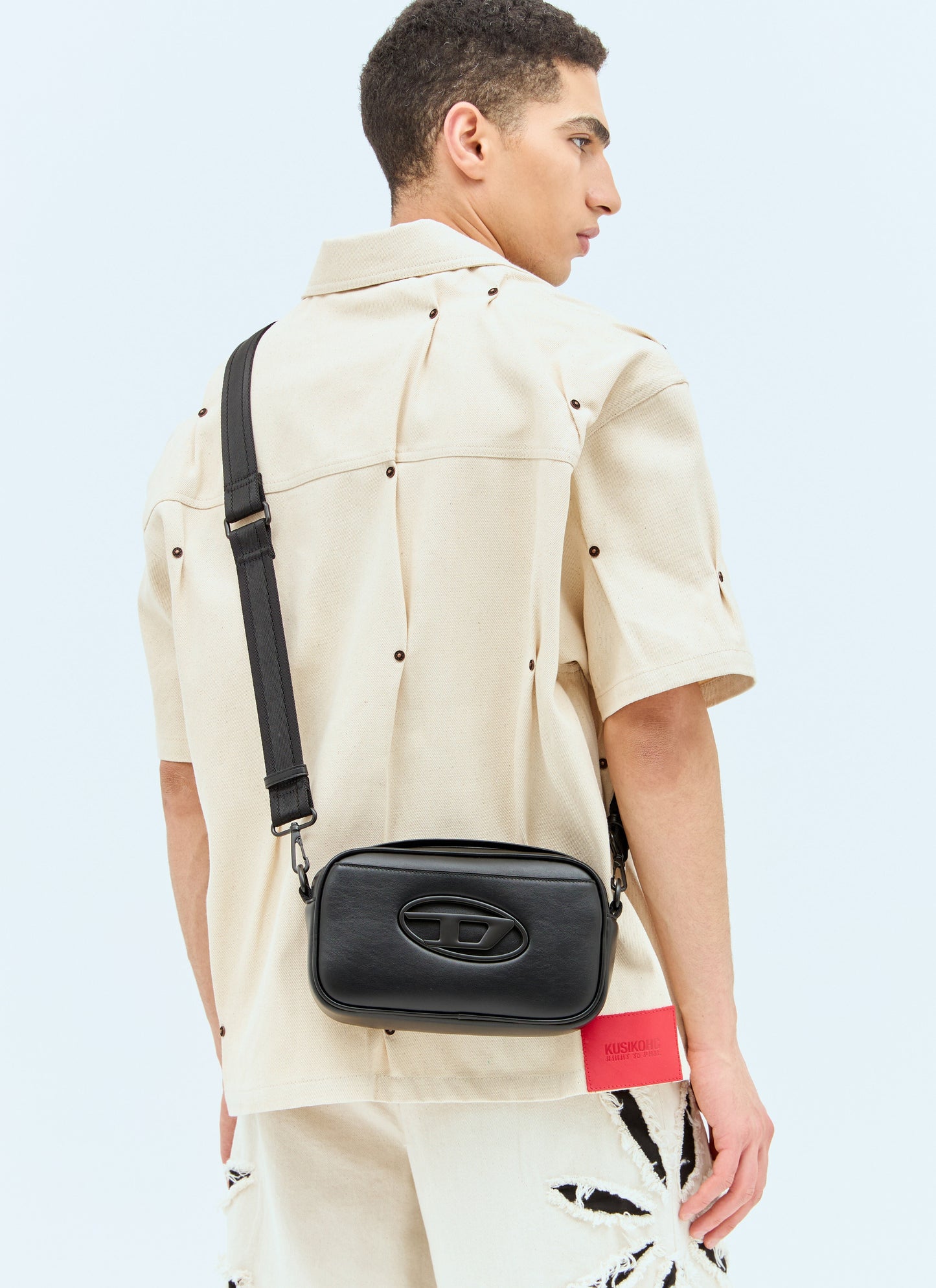 Diesel Men Holi-D Camera Crossbody Bag