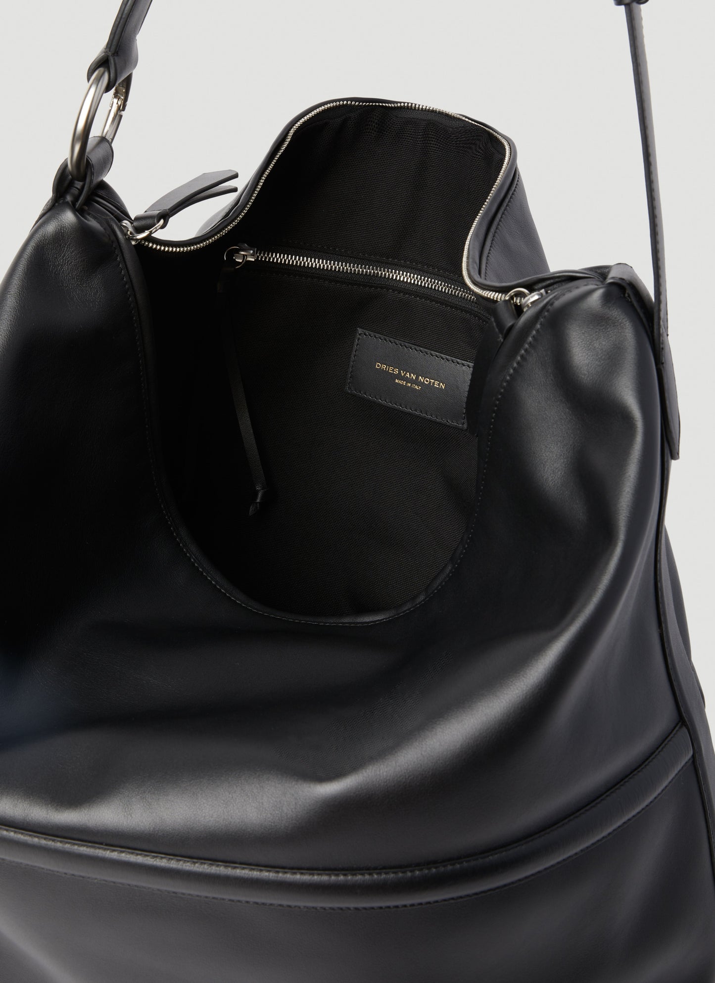 Dries Van Noten Men Leather Crossbody Bag
