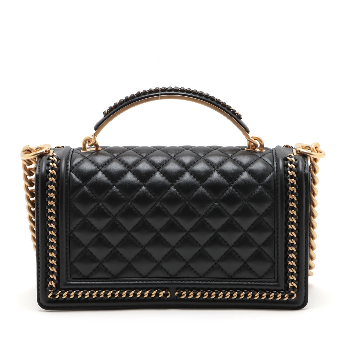 Chanel Boy Chanel Chain Shoulder Bag Black G