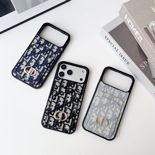 Fabric DR Card Holder for iPhone Case