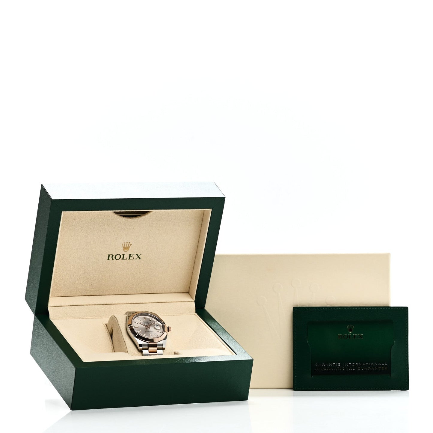 Stainless Steel 18K Everose Gold 41mm Oyster Perpetual Datejust Watch Sundust 126301