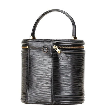 Louis Vuitton  Noir Leather Handbag Vanity Bag