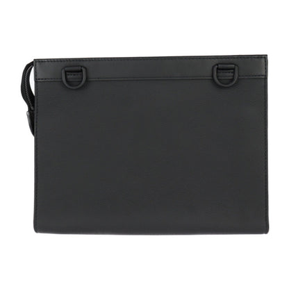 Louis Vuitton  Leather Clutch Bag Handbag Shoulder Bag