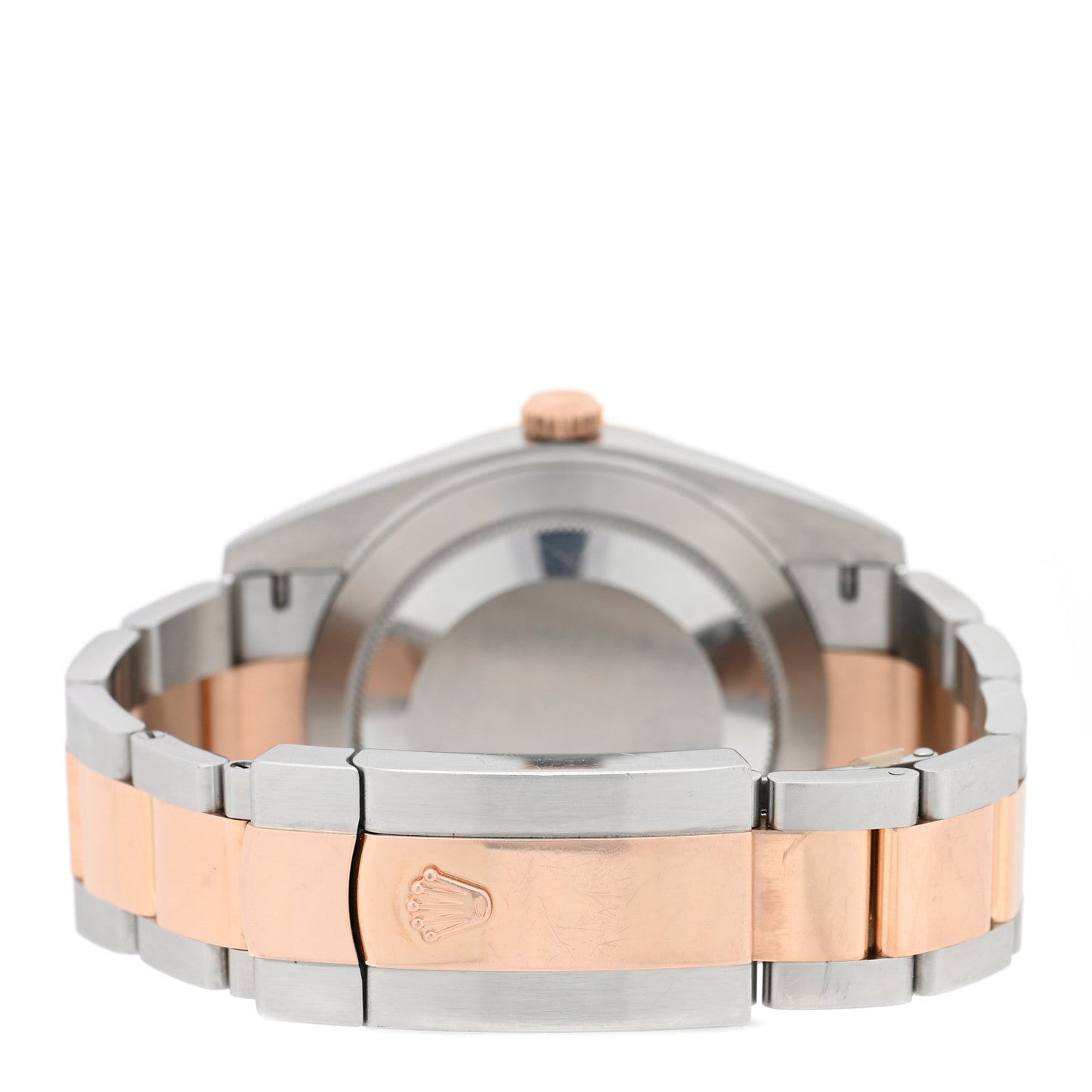 Stainless Steel 18K Everose Gold Diamond 41mm Oyster Perpetual Datejust Watch Sundust 126301