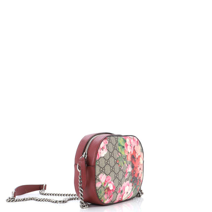 Chain Crossbody Bag Blooms Print GG Coated Canvas Mini
