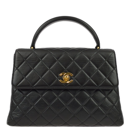 Chanel Kelly Lambskin Black Handbag Style