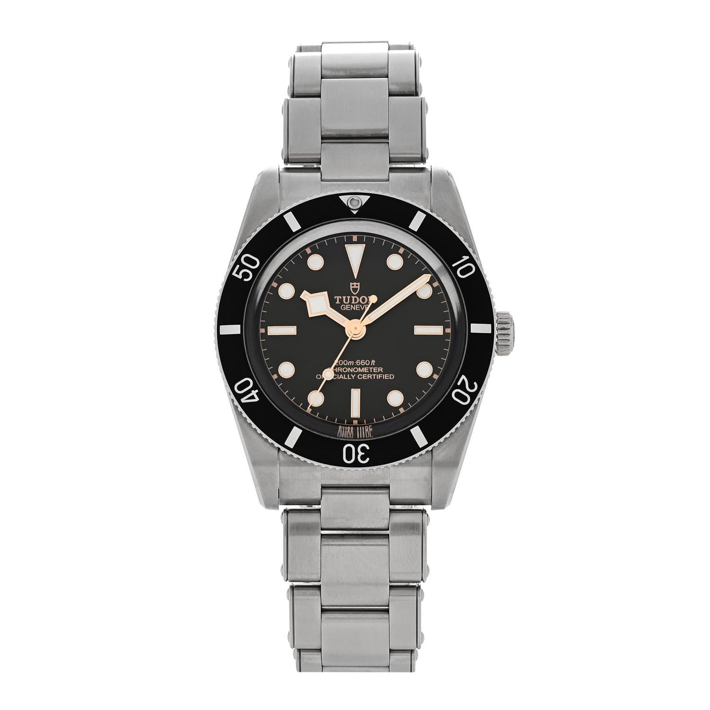 Stainless Steel 37mm Black Bay Fifty Four Automatic Watch Black 79000N