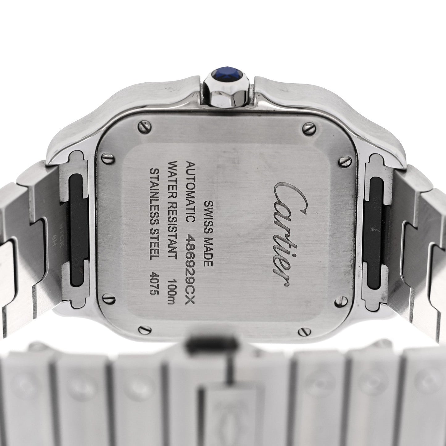 Stainless Steel 35mm Santos de Cartier Automatic Watch