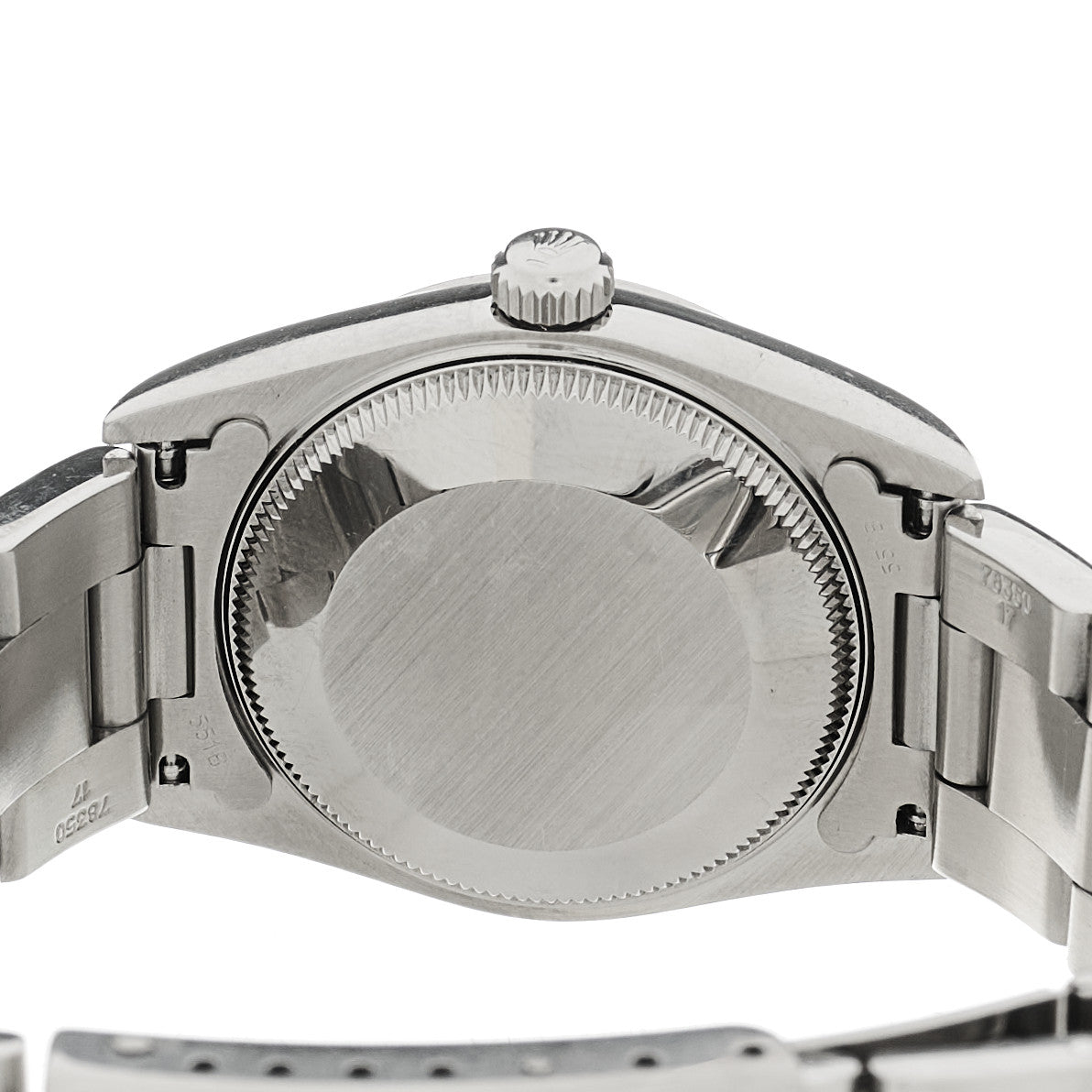 Stainless Steel 31mm Oyster Perpetual Watch Black 77080