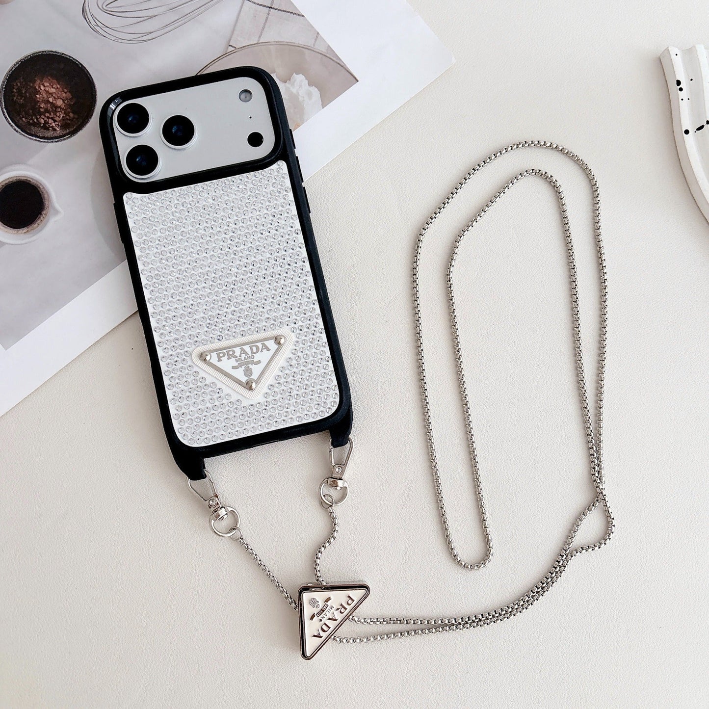 3 Color Phone Case on Chain iPhone
