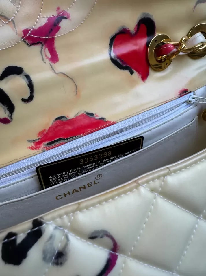 Chanel 1994 Jumbo Lips Kisses Flap Bag